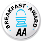 aa breakfast award badge graphic